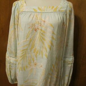 LC Lauren Conrad Aqua shirt